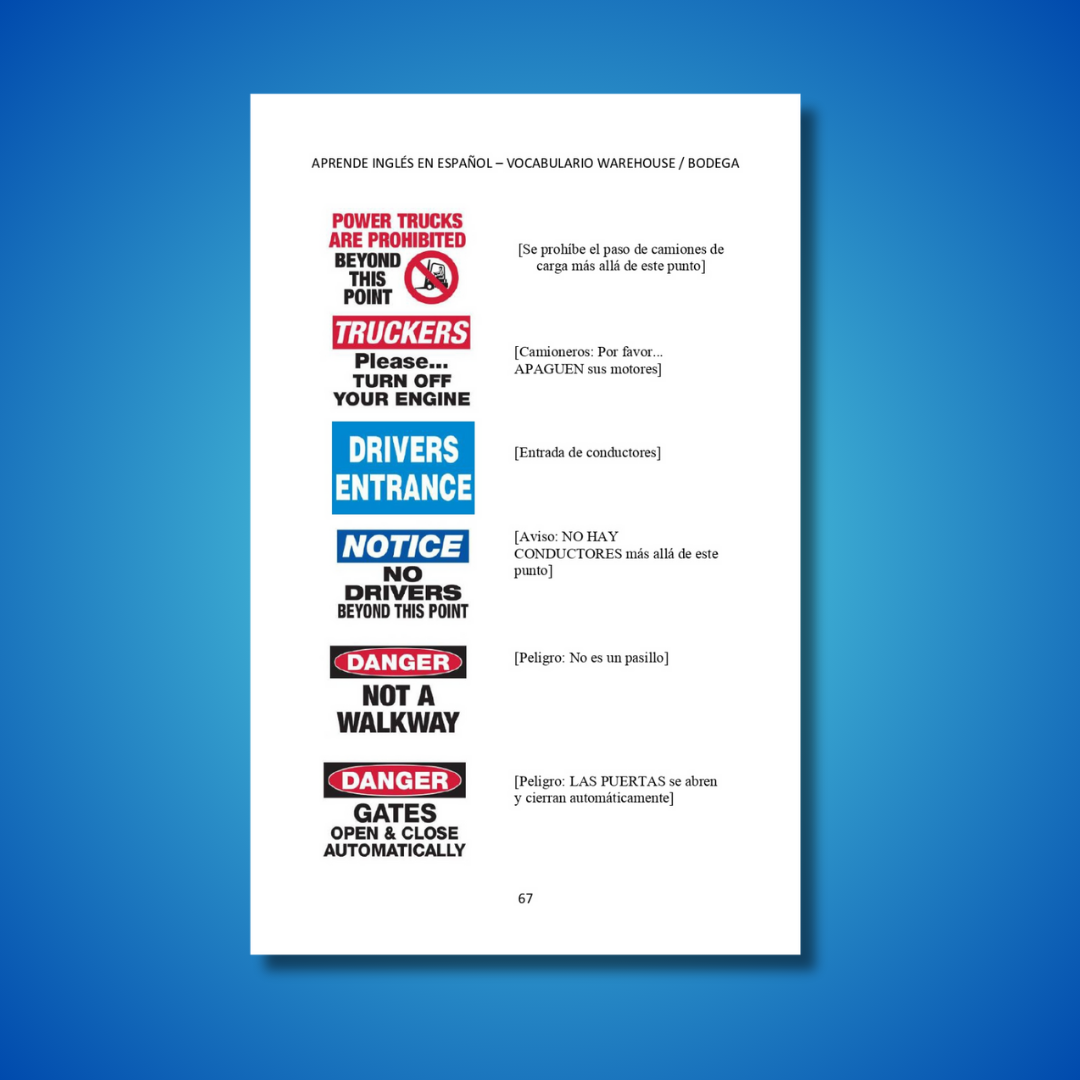 Vocabulario Warehouse / Bodega - Imagen 6